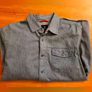 Victorinox Grey Button Shirt Large